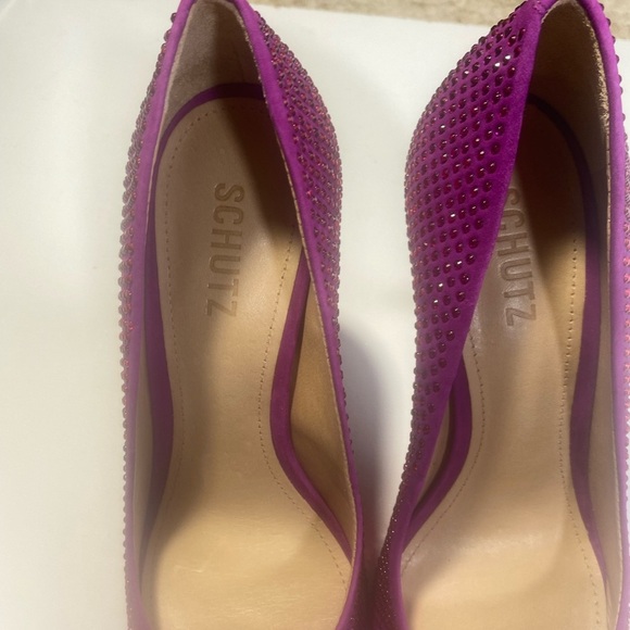 SCHUTZ Pink Studded Heels - Picture 14 of 15